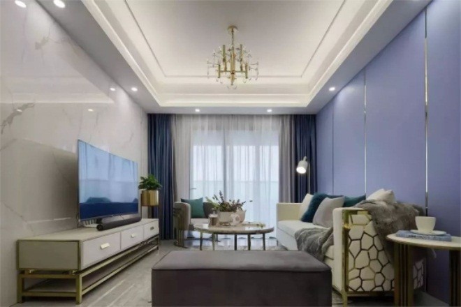 99平米三居室北京新宫家园现代简约风格装修效果图