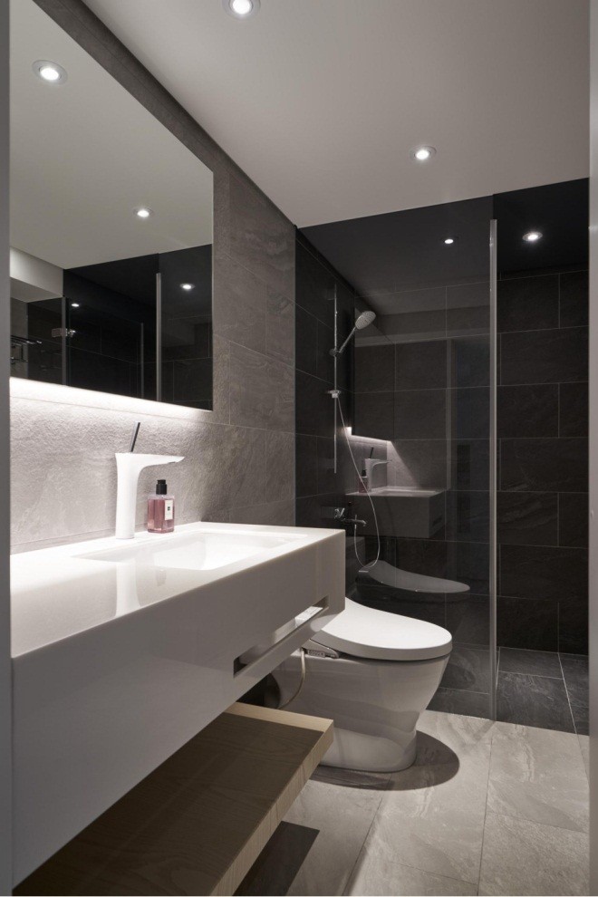 52平米一居室北京朗琴园现代简约风格装修效果图