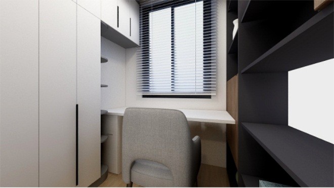 45平米一居室北京花市枣苑现代简约风格装修效果图