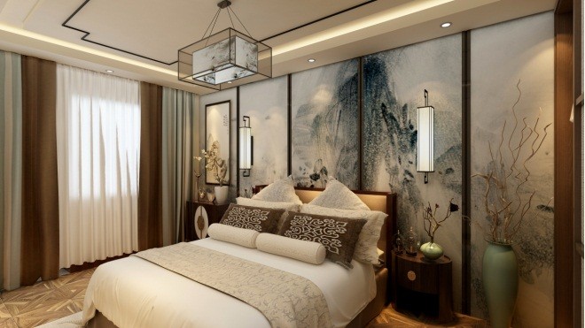 120平米三居室北京芳城园一区2号楼现代简约风格装修效果图