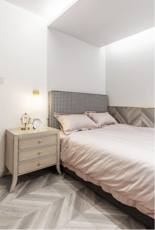 96平米二居室北京东方太阳城现代简约风格装修效果图