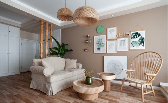 130平米三居室北京中信锦园现代简约风格装修效果图