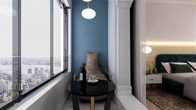 90平米一居室北京金地润苑A区现代简约风格装修效果图