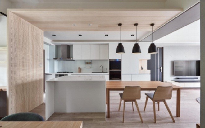 88平米二居室北京世纪城北欧风格装修效果图