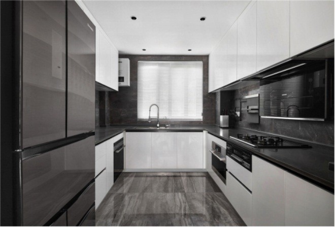 147平米三居室北京万科紫苑现代简约风格装修效果图